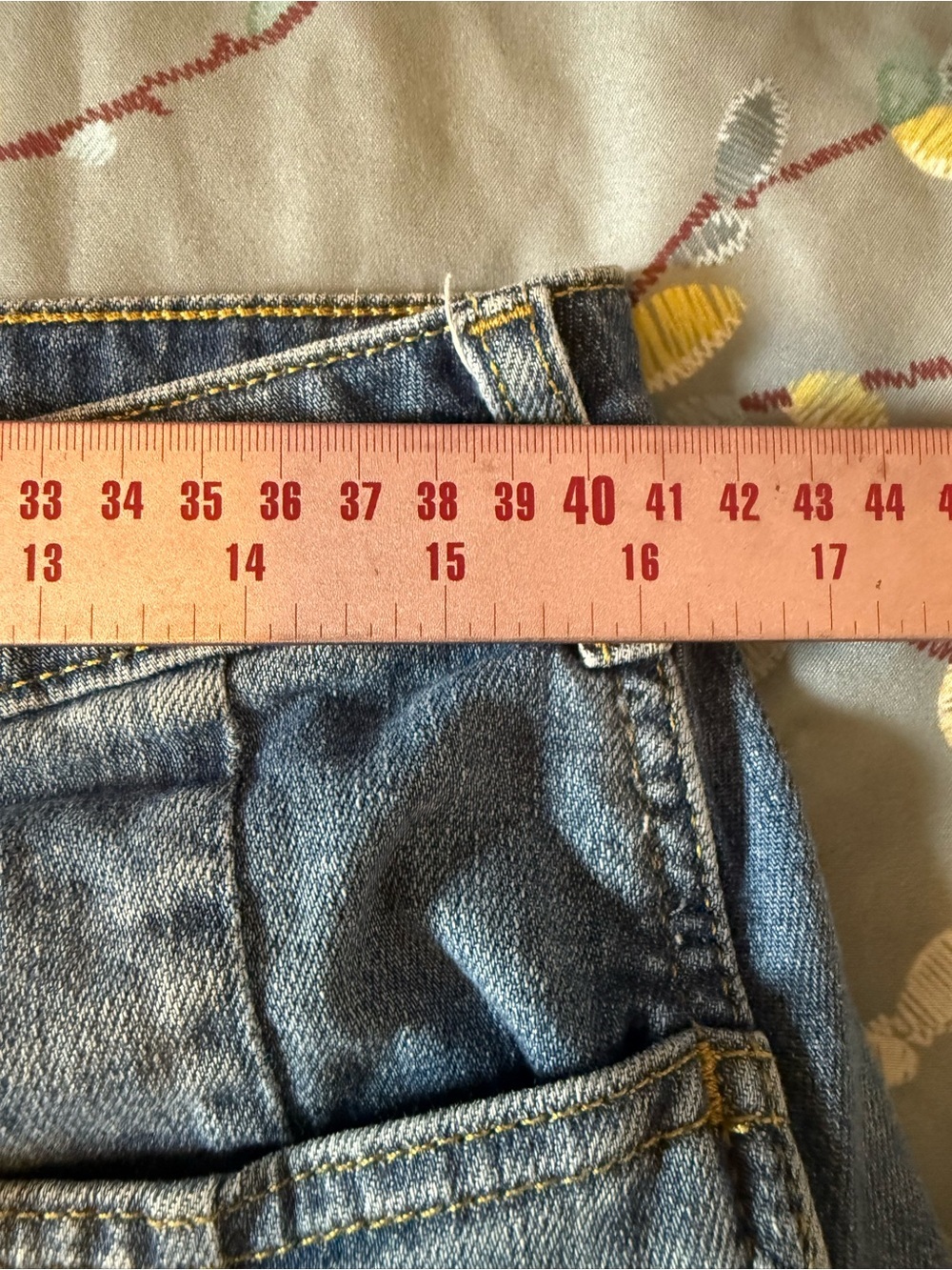 Pilcro Barrel Jeans in Denim Blue Wash - Picture 7 of 10